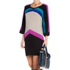 FAIZA OVERSIZED COLOR-BLOCKED SWEATER